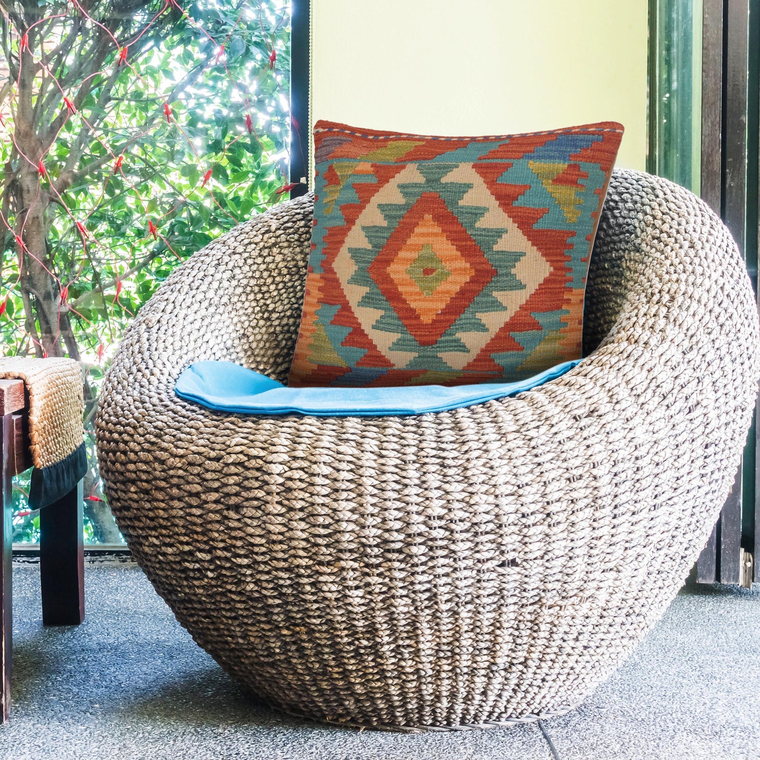 Handmade Kilim Cushion Cover Multi