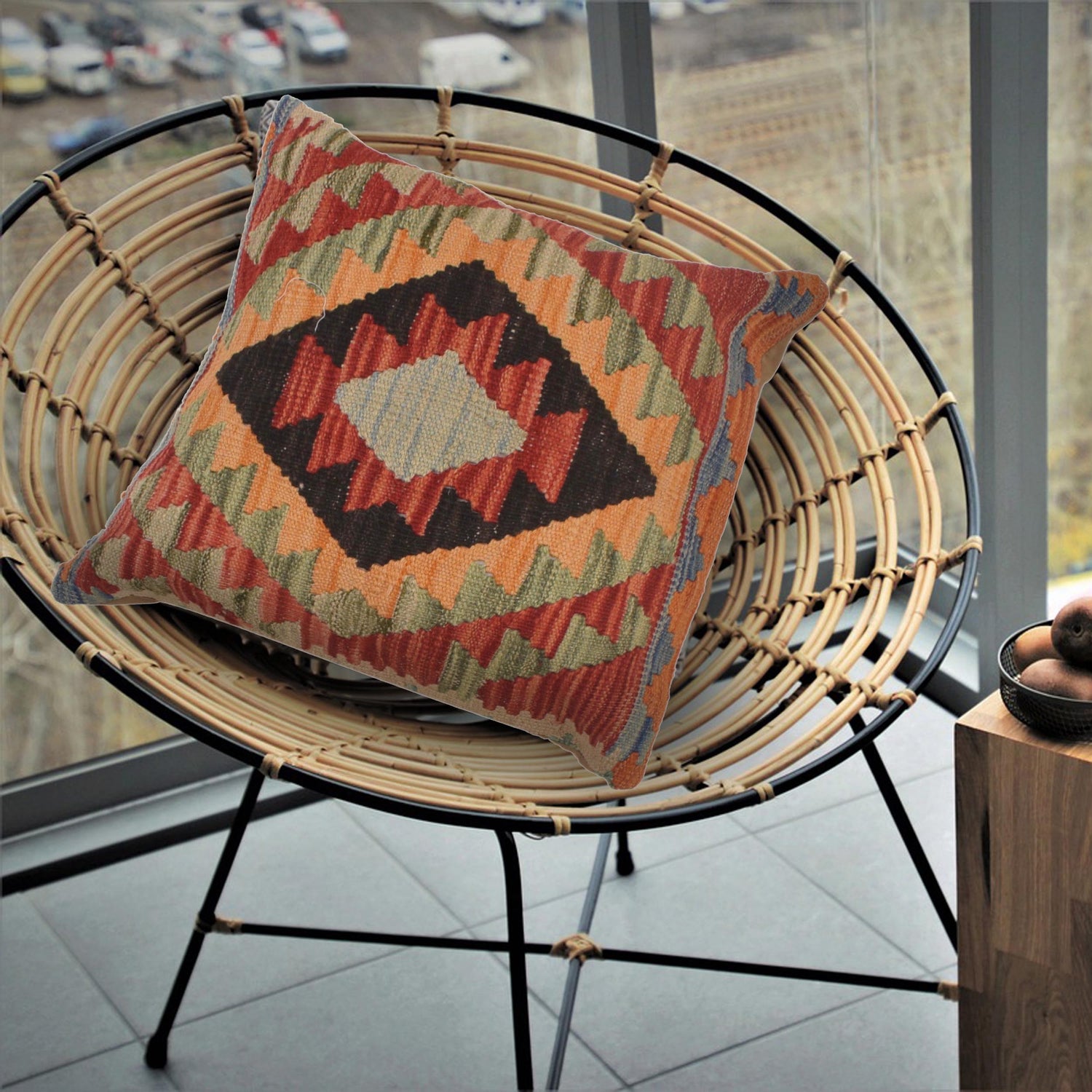 Handmade Kilim Cushion Cover Multi