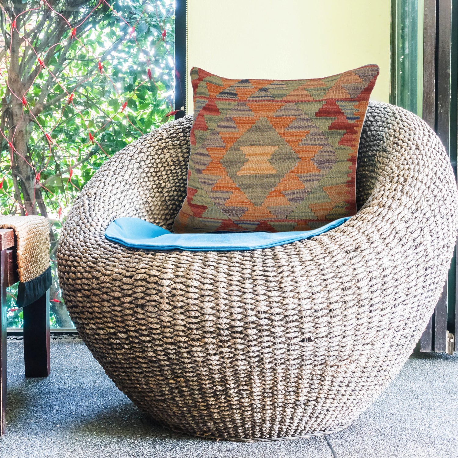 Handmade Kilim Cushion Cover Multi