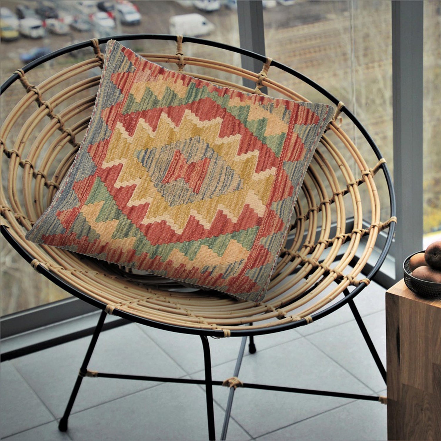 Handmade Kilim Cushion Cover Multi