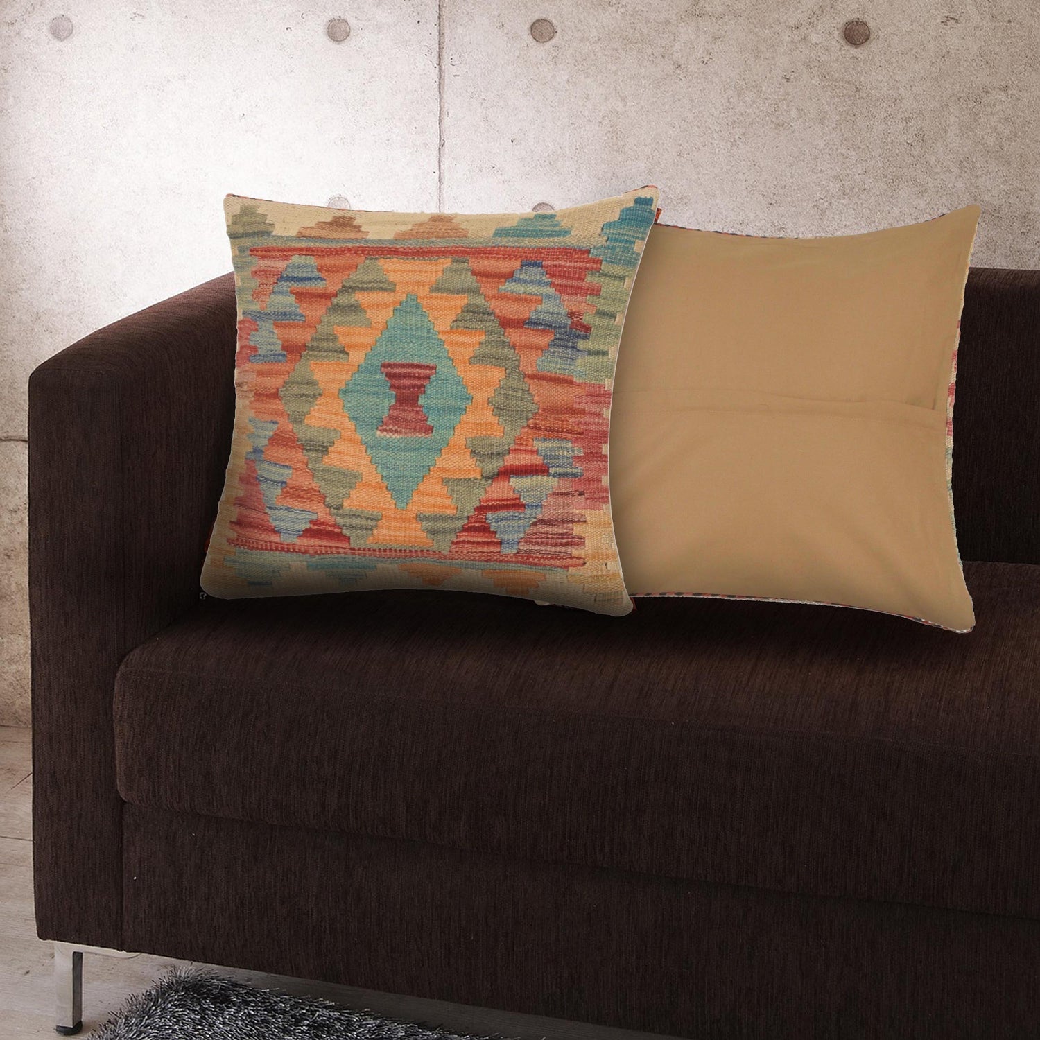 Handmade Kilim Cushion Cover Multi