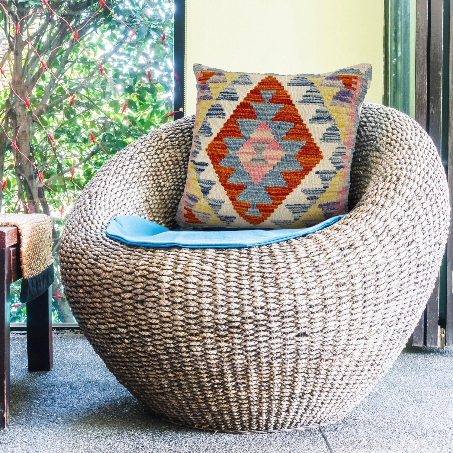 Handmade Kilim Cushion Cover Multi