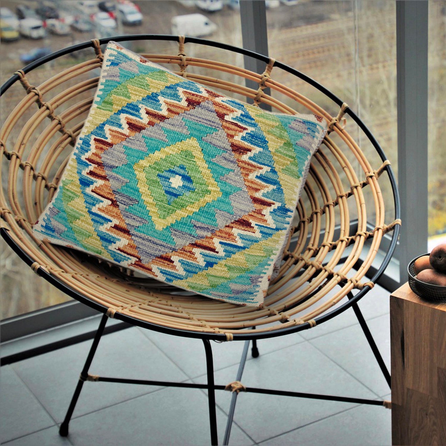 Handmade Kilim Cushion Cover Multi