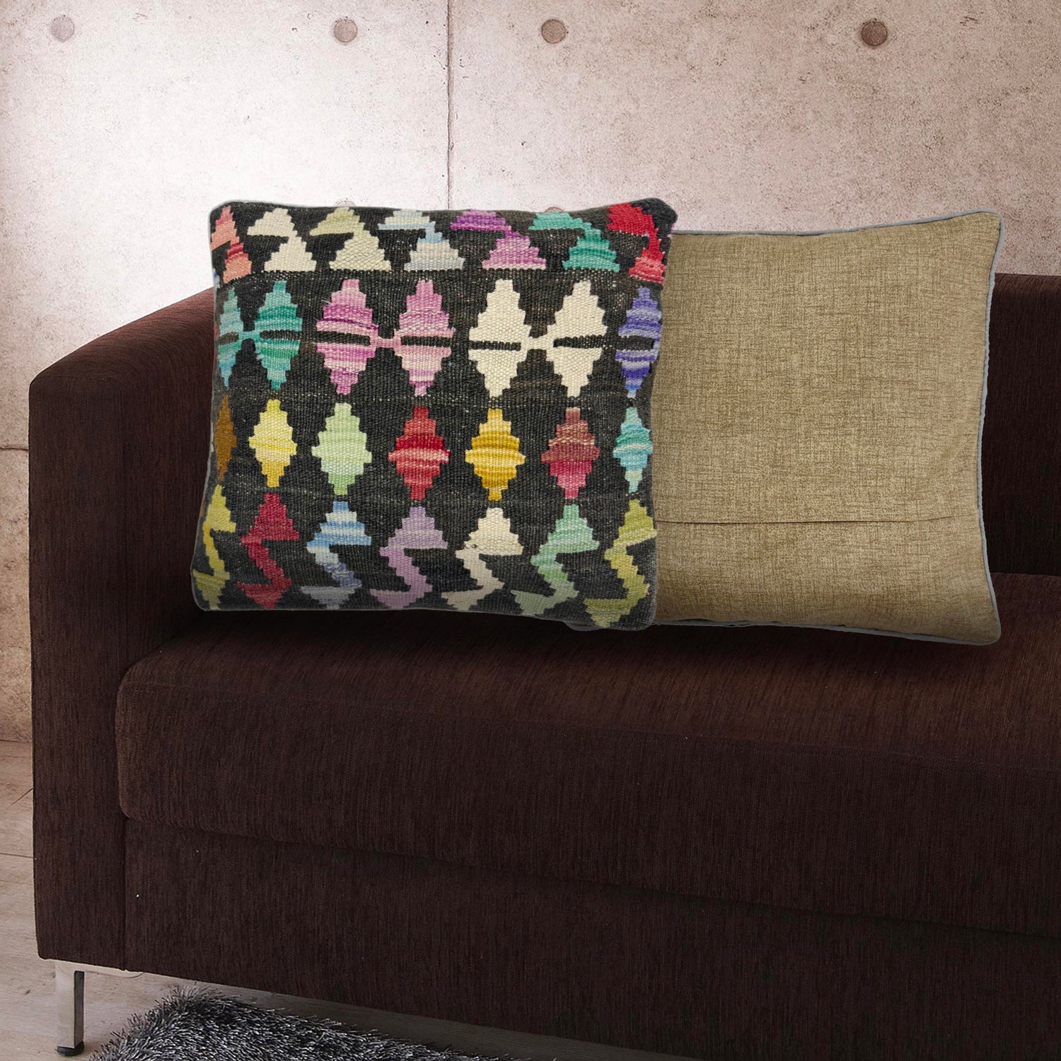 Handmade Kilim Cushion Cover Multi
