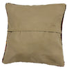 Cushion Cover Handmade Brown Floral 1x1 ft