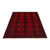 Baluchi Rug Handmade Deep Red Geometric 6x9 ft
