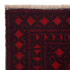 Baluchi Rug Handmade Deep Red Geometric 6x9 ft
