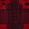 Baluchi Rug Handmade Deep Red Geometric 6x9 ft