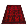 Baluchi Rug Handmade Deep Red Geometric 7x10 ft