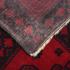 Baluchi Rug Handmade Deep Red Geometric 7x10 ft