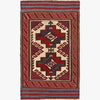 Saghari Kilim Area Rug Handmade Multi Floral 3x5 ft