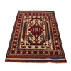 Saghari Kilim Area Rug Handmade Beige Floral 3x5 ft