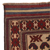 Saghari Kilim Area Rug Handmade Beige Floral 3x5 ft