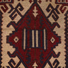 Saghari Kilim Area Rug Handmade Beige Floral 3x5 ft