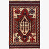 Saghari Kilim Area Rug Handmade Beige Floral 3x5 ft