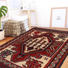 Saghari Kilim Area Rug Handmade Beige Floral 3x5 ft