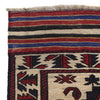 Saghari Kilim Area Rug Handmade Beige Floral 3x5 ft