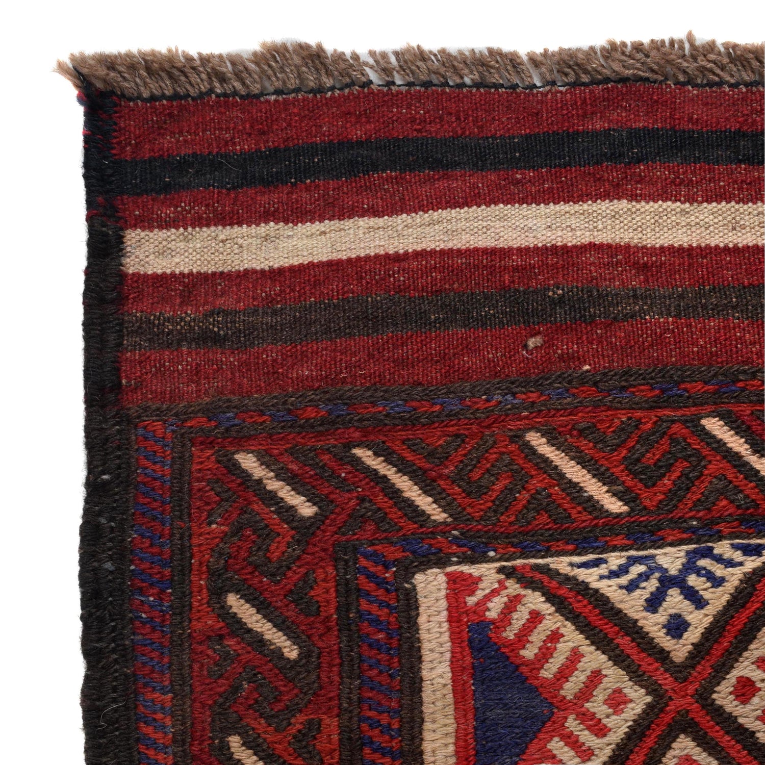 Saghari Kilim Area Rug Handmade Multi Floral 3x5 ft