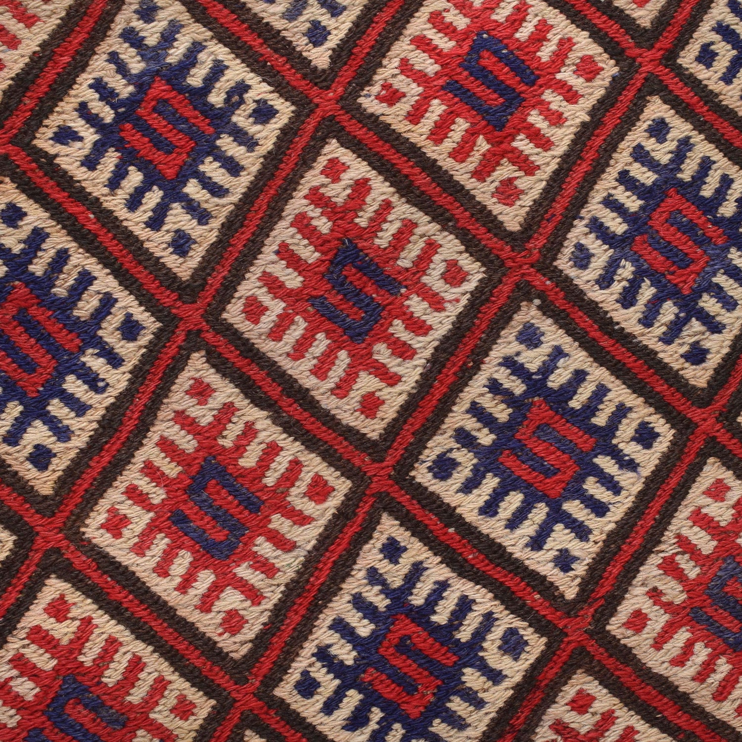 Saghari Kilim Area Rug Handmade Multi Floral 3x5 ft