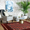 Saghari Kilim Area Rug Handmade Multi Floral 3x5 ft