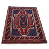 Saghari Kilim Area Rug Handmade Multi Floral 2x4 ft