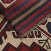 Saghari Kilim Area Rug Handmade Beige Floral 3x5 ft