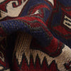 Saghari Kilim Area Rug Handmade Beige Floral 2x4 ft