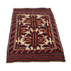 Saghari Kilim Area Rug Handmade Multi Floral 2x4 ft