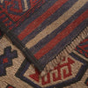 Saghari Kilim Area Rug Handmade Beige Floral 3x5 ft