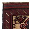 Saghari Kilim Area Rug Handmade Beige Floral 3x5 ft