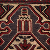 Saghari Kilim Area Rug Handmade Beige Floral 3x5 ft