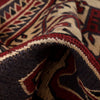Saghari Kilim Area Rug Handmade Beige Floral 3x5 ft