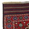 Saghari Kilim Area Rug Handmade Red Floral 3x5 ft