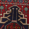 Saghari Kilim Area Rug Handmade Red Floral 3x5 ft
