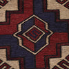 Saghari Kilim Area Rug Handmade Beige Floral 3x5 ft