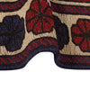 Saghari Kilim Area Rug Handmade Beige Floral 3x5 ft