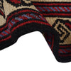 Saghari Kilim Area Rug Handmade Beige Floral 2x4 ft