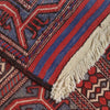 Saghari Kilim Area Rug Handmade Multi Geometric 6x9 ft
