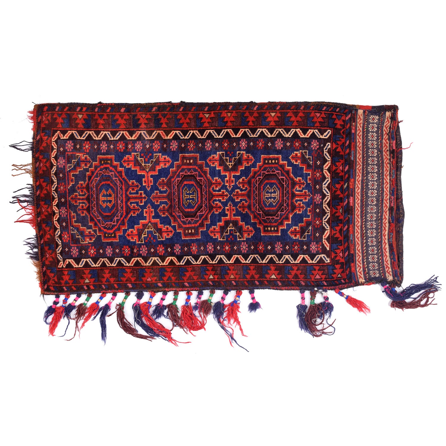 Balisht Area Rug Handmade Multi Floral 2x4 ft