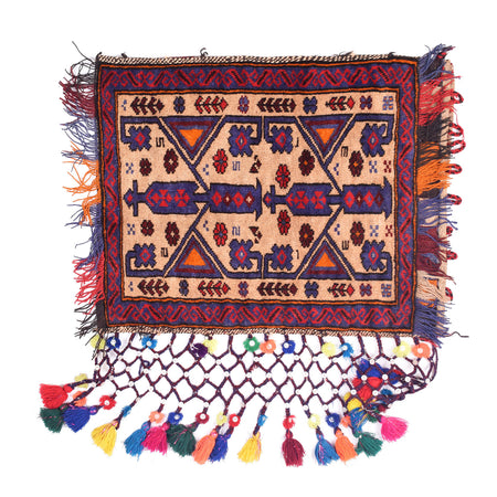 Balisht Area Rug Handmade Multi Floral 2x3 ft