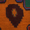 Kohistani Area Rug Handmade Orange Geometric 6x9 ft