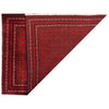 Khoja Roshnai Area Rug Handmade Red Floral 4x7 ft