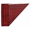 Khoja Roshnai Area Rug Handmade Red Floral 4x7 ft
