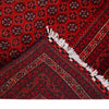Khoja Roshnai Area Rug Handmade Red Floral 4x7 ft