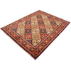 Oriental Area Rug Handmade Multi Geometric 4x7 ft