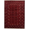 Bokhara Rug Handmade Vibrant Red Medallion 7x10 ft