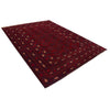 Bokhara Rug Handmade Vibrant Red Medallion 7x10 ft