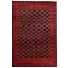 Bokhara Rug Handmade Vibrant Red Medallion 7x10 ft
