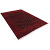 Bokhara Rug Handmade Vibrant Red Medallion 7x10 ft