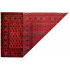 Bokhara Rug Handmade Vibrant Red Medallion 7x10 ft